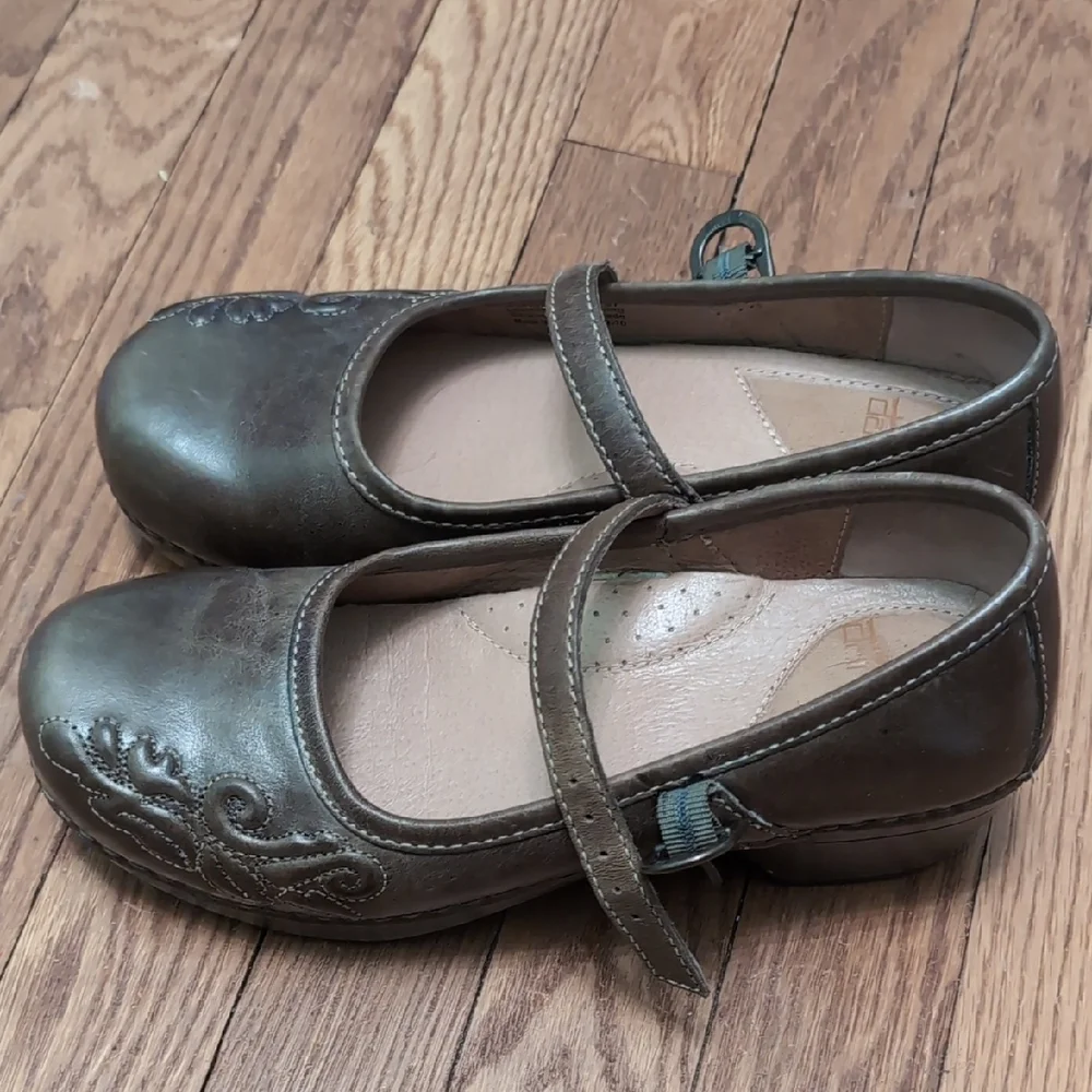 Dansko Leather Mary Janes - Picture 1 of 8